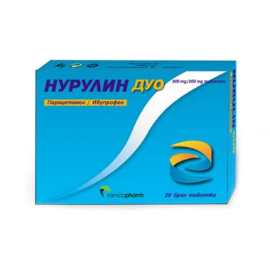 Нурулин Дуо при леки до средно силни болки х20 таблетки Ramcopharm