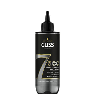 Gliss Ultimate Repair 7 sec Течна маска с кератин и черни перли за много увредена суха коса х200 мл