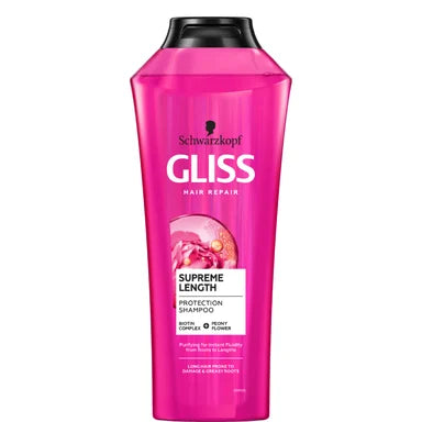 Gliss Supreme Length Шампоан за дълга коса с мазни корени х400 мл