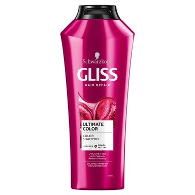 Gliss Ultimate color Шампоан за блясък и защита на цвета х400 мл