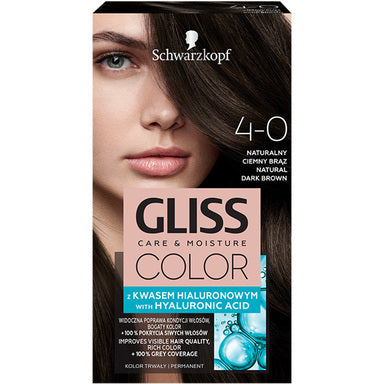 Gliss Color Боя за коса 4.0 естествено тъмно кафяв цвят