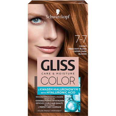 Gliss Color Боя за коса 7.7 медено тъмно рус цвят