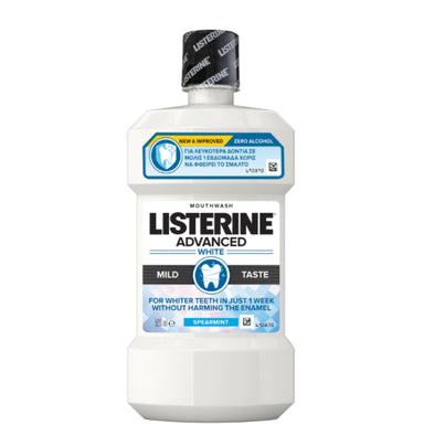 Listerine Advanced White Избелваща вода за уста х500 мл