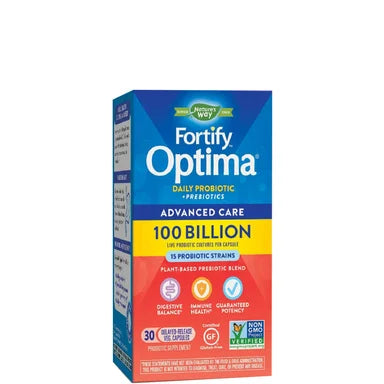 Фортифай Оптима Адванст Пробиотик за нормална чревна флора х30 капсули Nature's Way