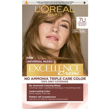 Loreal Excellence Creme Universal Nudes Боя за коса 7U рус цвят