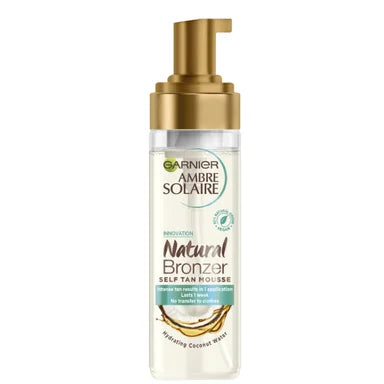 Garnier Ambre Solaire Natural Пяна за изкуствен тен с кокосова вода x200 мл