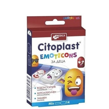 Citoplast Emoticons за деца 2 размера х14 броя Medica