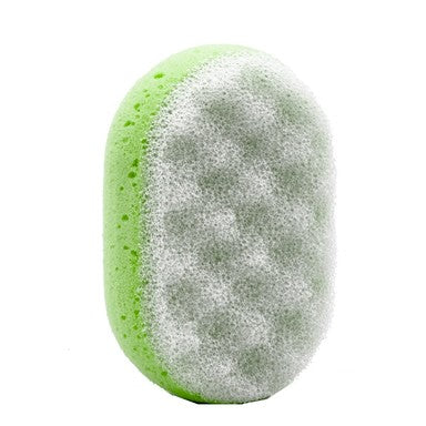 Енергизираща гъба за баня зелена