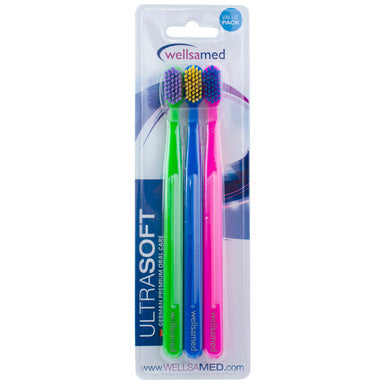 Wellsamed Ultra Soft Четка за зъби x3 броя