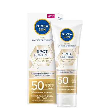 Nivea Sun Spot Control Слънцезащитен крем за лице против пигментация SPF50 х40 мл