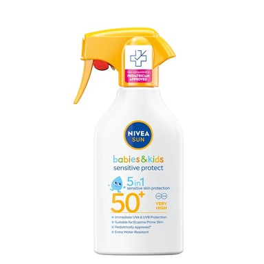 Nivea Sun Kids Слънцезащитен спрей за деца с чувствителна кожа SPF50+ х270 мл