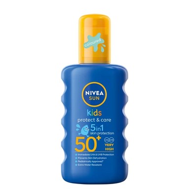 Nivea Sun Kids Детски цветен слънцезащитен спрей SPF50+ x200 мл