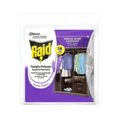 Raid Таблетки срещу молци лавандула x18 броя