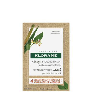 Klorane Galangal Маска за коса против пърхот с галанга 8 броя х3 г