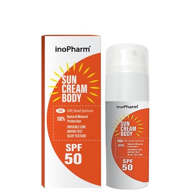 Inopharm Sun Слънцезащитен крем за тяло SPF50 x100 мл