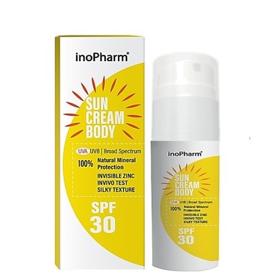 Inopharm Sun Слънцезащитен крем за тяло SPF30 x100 мл