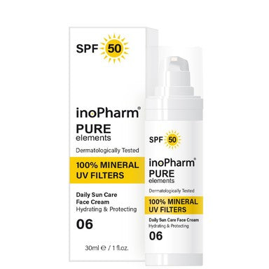 Inopharm Pure Elements Дневен крем за лице SPF50 x30 мл