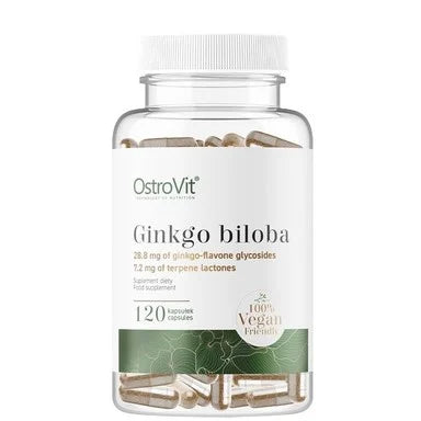 Гинко билоба 120 мг за добра памет и концентрация х120 капсули Ostrovit