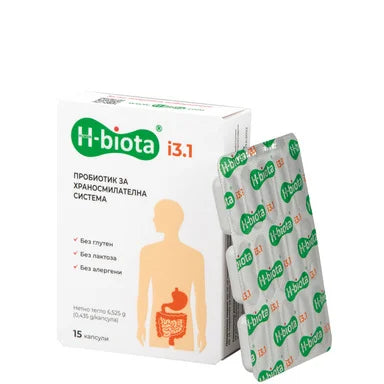 H-biota i3.1 Пробиотик за храносмилателна система x15 капсули