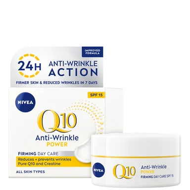 Nivea Q10 Дневен крем против бръчки SPF15 x50 мл