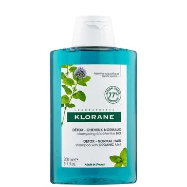 Klorane Детоксикиращ шампоан с водна мента х200 мл