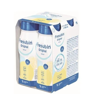 Комплект Fresubin Original Протеинова напитка с вкус на ванилия 4 броя x200 мл