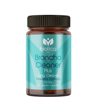 Broncho Cleaner Plus 520 мг за пречистване на белите дробове х60 капсули Biotica