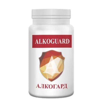 Алкогард за нормална функция на черния дроб х60 капсули Global Health