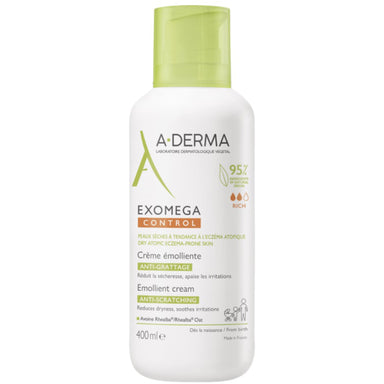 A-Derma Exomega Control Емолиентен крем против разчесване х400 мл