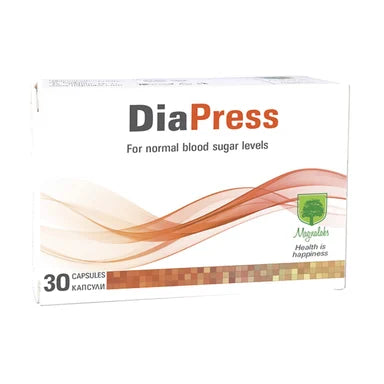 DiaPress за нормални нива на кръвната захар х30 капсули Magnalabs