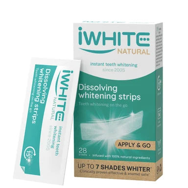 iWhite Natural Разтворими избелващи ленти за зъби x28 броя