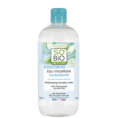 SOBiO Hydra Aloe Vera Почистващ мицеларен лосион x500 мл