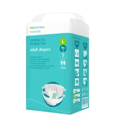 SOpharmacy Essentials Пелени за възрастни размеr L x10 броя