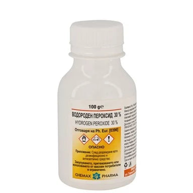 Перхидрол разтвор 30% x100 г Chemax Pharma