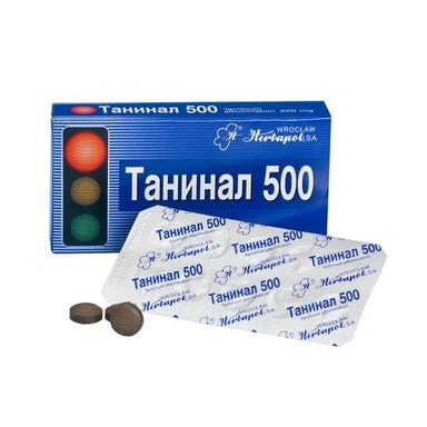 Танинал при диария 500 мг х20 таблетки Herbapol