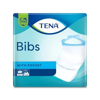 Tena Bibs Лигавници за възрастни хора с джоб размер S/M 37х48 см x150 броя