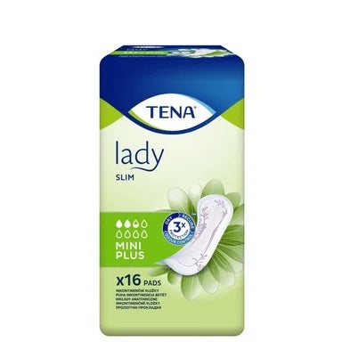 Tena Lady Slim Mini Plus Урологични превръзки 2 1/2 капки 250 мл х16 броя