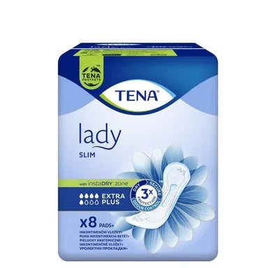Tena Lady Slim Extra Plus Урологични превръзки 5 капки 600 мл х8 броя
