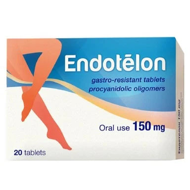 Endotelon при венозна и лимфна недостатъчност 150 мг х20 таблетки
