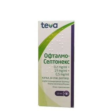 Офталмо-Септонекс капки за очи х10 мл Teva