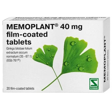 Memoplant за памет и концентрация 40 мг х20 филмирани тaблетки Dr. Willmar Schwabe