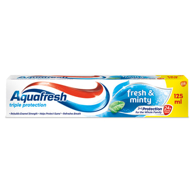 Aquafresh Triple Protection Fresh and Minty Паста за зъби с тройна защита х125 мл