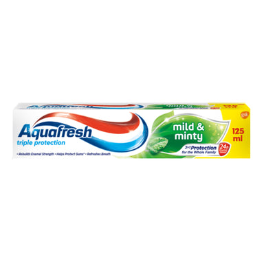 Aquafresh Triple Protection Mild and Minty Паста за зъби с тройна защита х125 мл