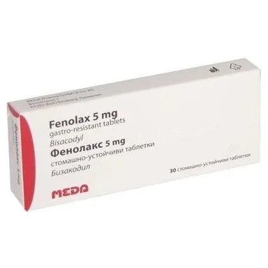 Фенолакс 5 мг x30 таблетки Meda