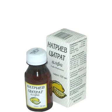Натриев Цитрат алфа Сироп х100 мл Panacea