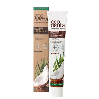 Ecodenta Cosmos Organic Био паста за зъби против плака с кокос х75 мл