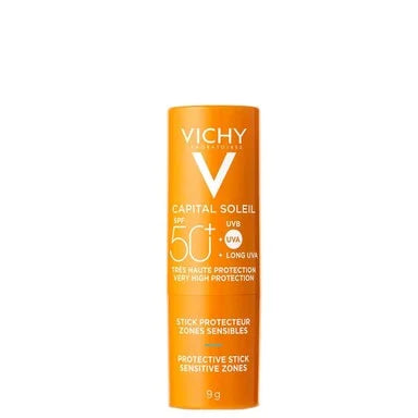 Vichy Capital Soleil Слънцезащитен стик за чувствителни зони на лице и тяло SPF50+ х9 г