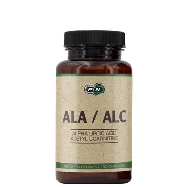 Алфа липоева киселина и Ацетил Л-Карнитин х60 капсули Pure Nutrition