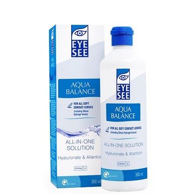 Aqua Balance Стерилерн разтвор за лещи х360 мл Eye See