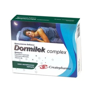 Dormilek complex за сън х30 капсули Createpharma